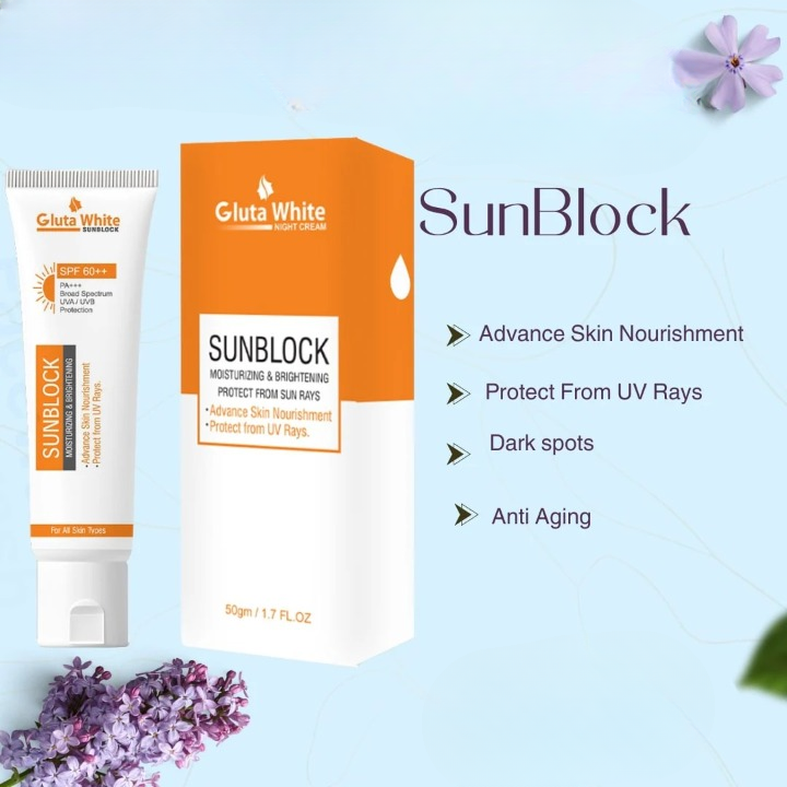 Gluta White Whitening Sunblock