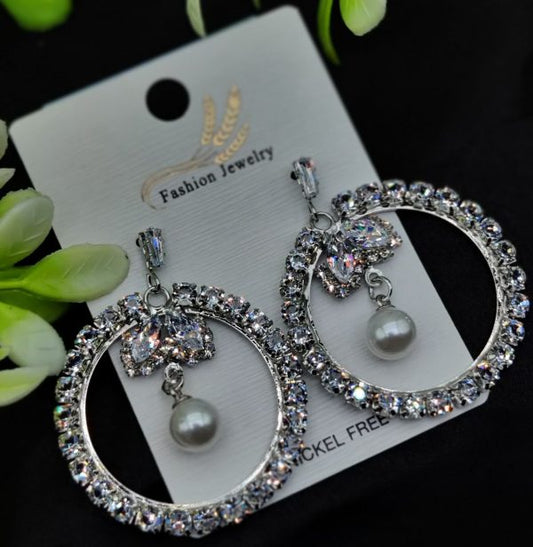 Elegant Earrings, Starburst Pearl designs